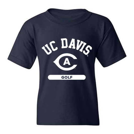 UC Davis - NCAA Men's Golf : Zhenxian Zhang - Classic Shersey Youth T-Shirt-0