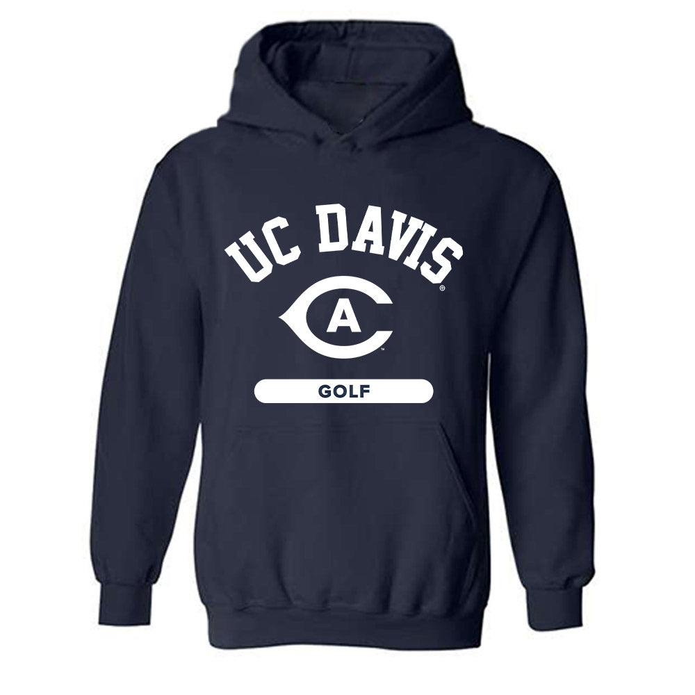 UC Davis - NCAA Men's Golf : Lequan Wang - Classic Shersey Hooded Sweatshirt-0