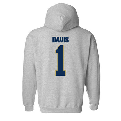 UC Davis - NCAA Women's Basketball : Carrington Davis - Classic Shersey Hooded Sweatshirt-1
