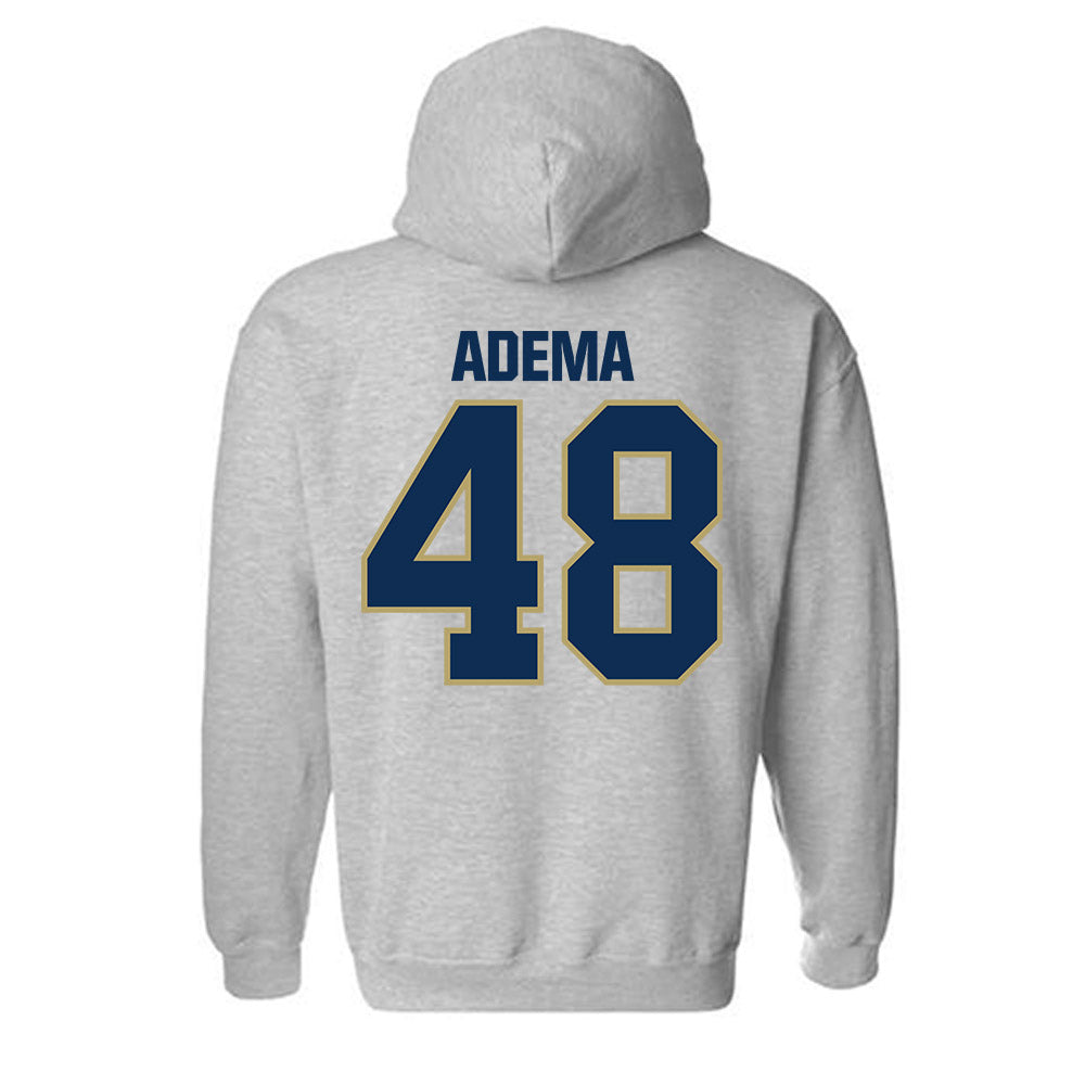 UC Davis - NCAA Football : Joe Adema - Classic Shersey Hooded Sweatshirt-1