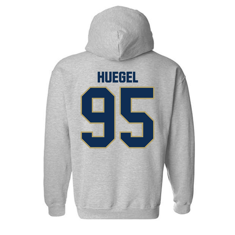 UC Davis - NCAA Football : Devin Huegel - Classic Shersey Hooded Sweatshirt-1