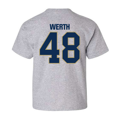 UC Davis - NCAA Baseball : Taylor Werth - Classic Shersey Youth T-Shirt-1