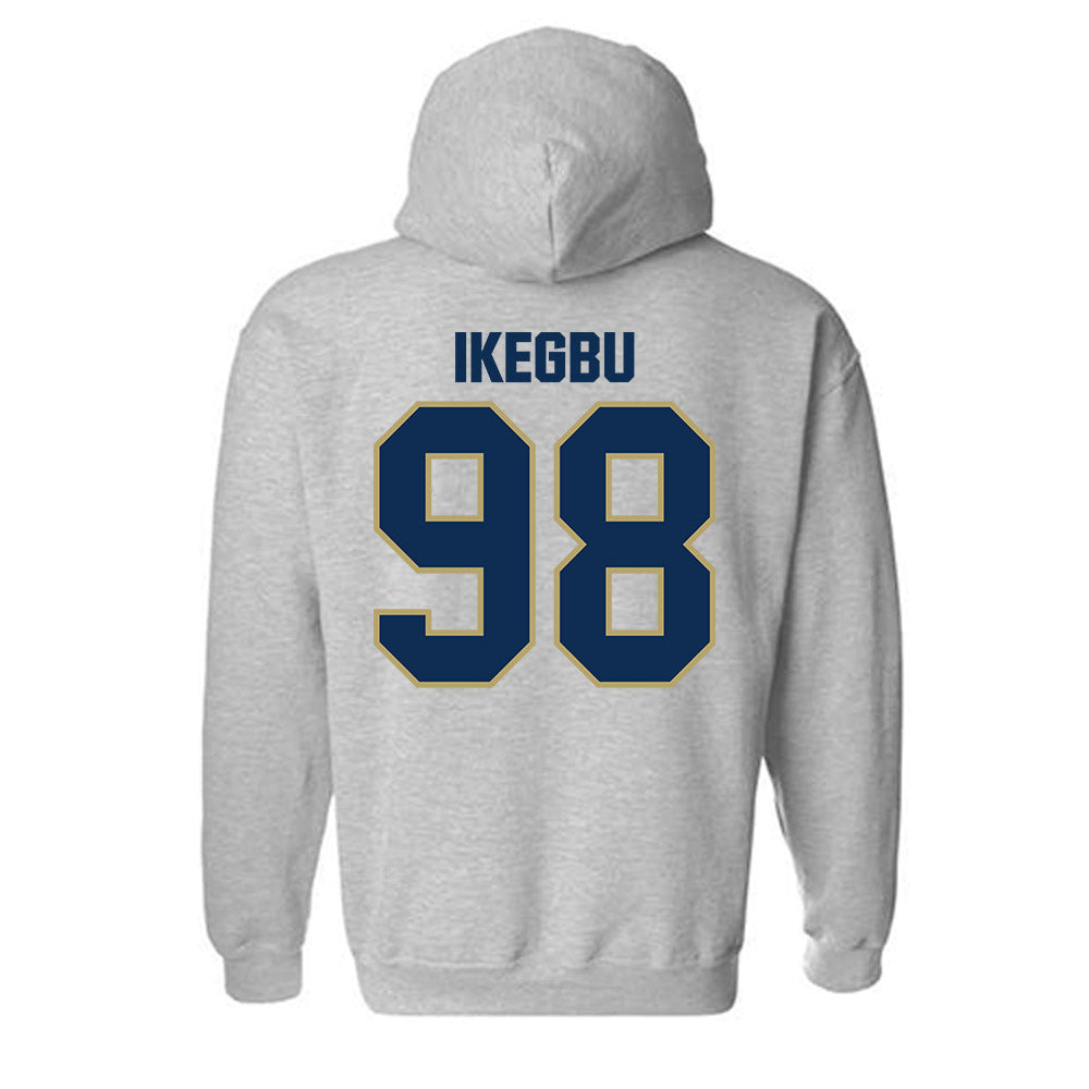 UC Davis - NCAA Football : Ike Ikegbu - Classic Shersey Hooded Sweatshirt-1