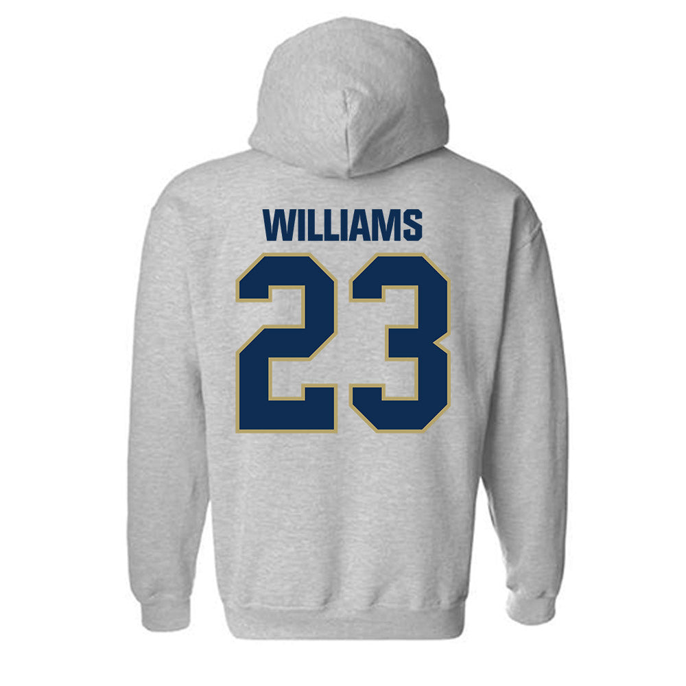 UC Davis - NCAA Football : Winston Williams - Classic Shersey Hooded Sweatshirt-1