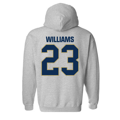 UC Davis - NCAA Football : Winston Williams - Classic Shersey Hooded Sweatshirt-1
