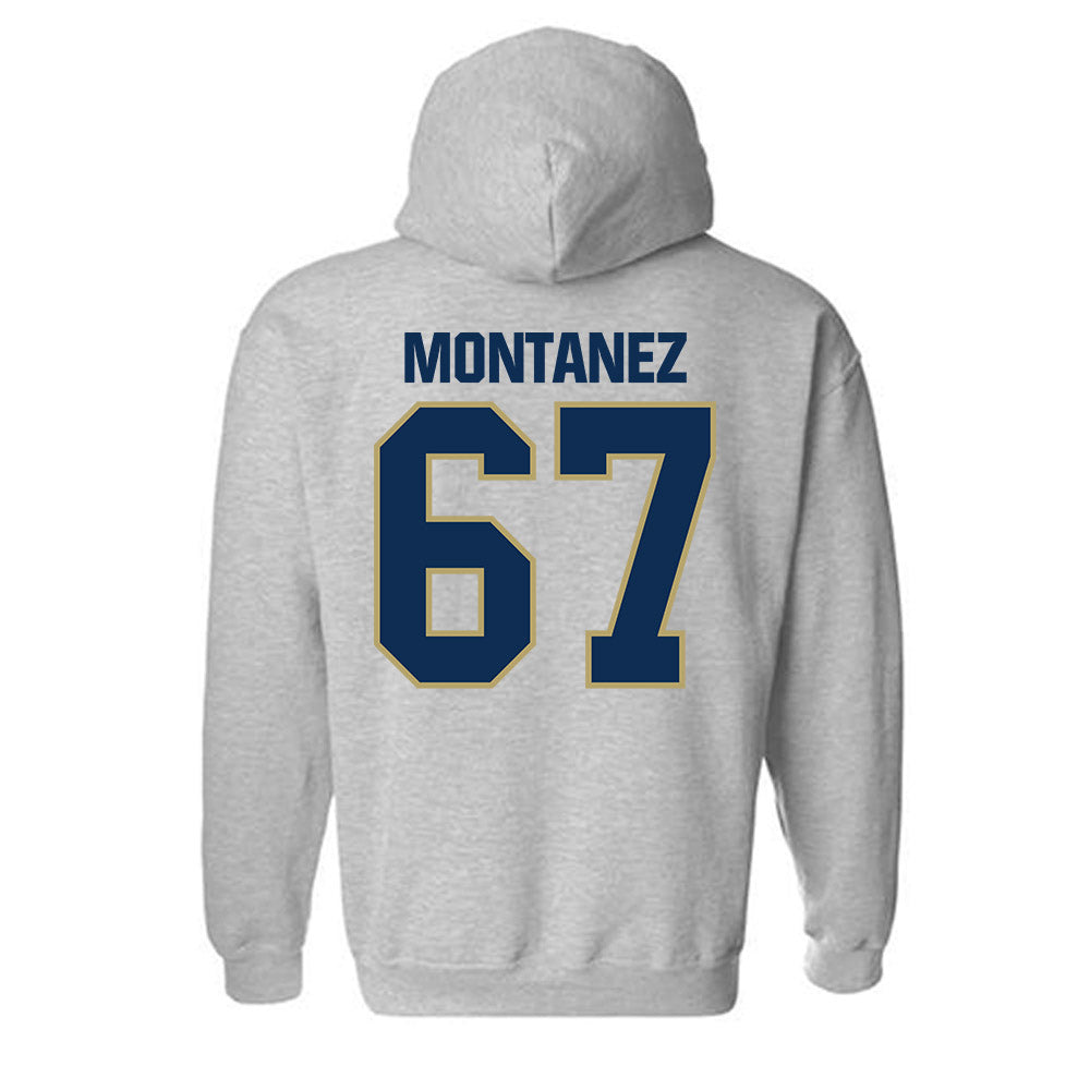 UC Davis - NCAA Football : Jayden Montanez - Classic Shersey Hooded Sweatshirt-1