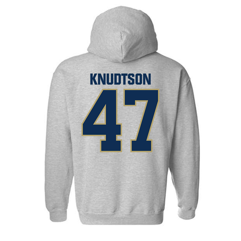 UC Davis - NCAA Football : Jack Knudtson - Classic Shersey Hooded Sweatshirt-1