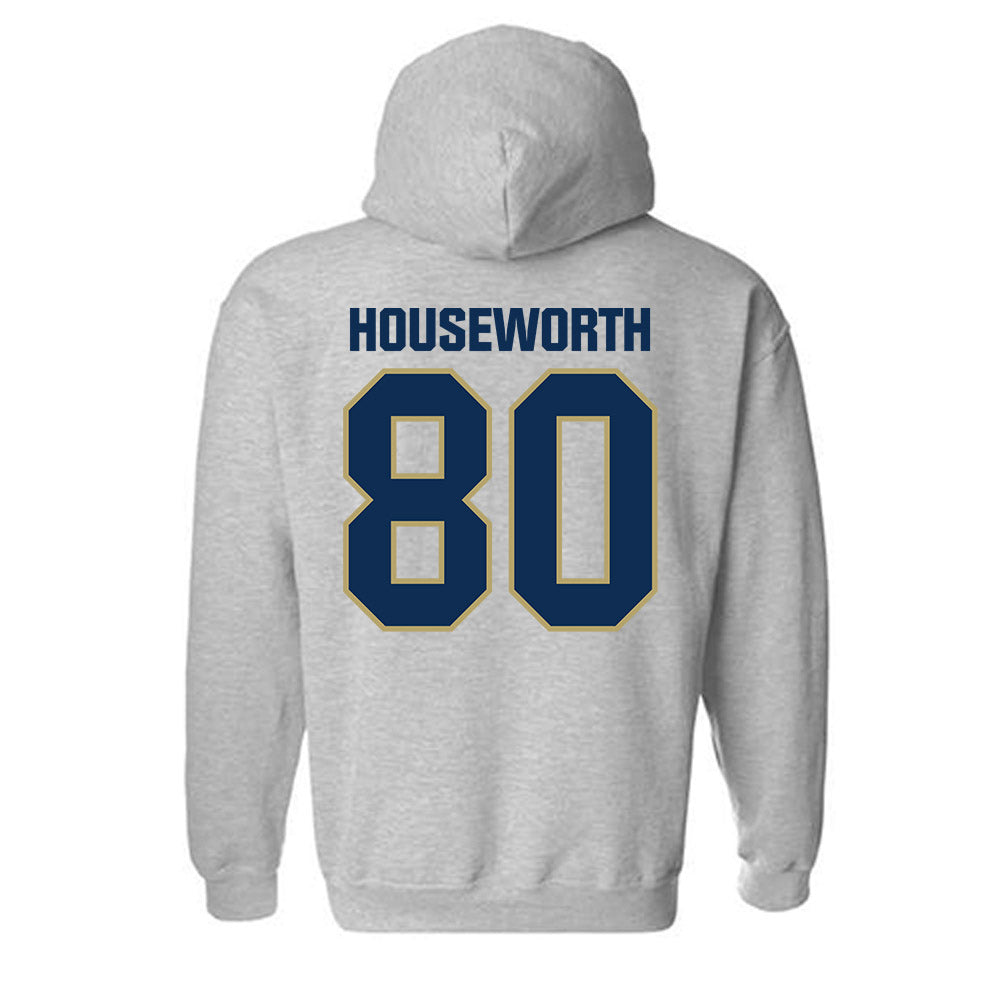 UC Davis - NCAA Football : Jake Houseworth - Classic Shersey Hooded Sweatshirt-1