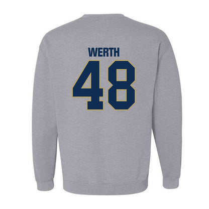 UC Davis - NCAA Baseball : Taylor Werth - Classic Shersey Crewneck Sweatshirt-1