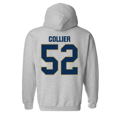 UC Davis - NCAA Football : Zaire Collier - Classic Shersey Hooded Sweatshirt-1