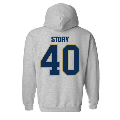 UC Davis - NCAA Baseball : Zach Story - Classic Shersey Hooded Sweatshirt-1