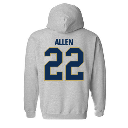UC Davis - NCAA Football : Charlie Allen - Classic Shersey Hooded Sweatshirt-1