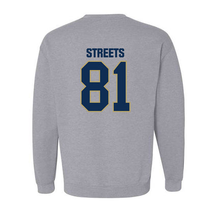 UC Davis - NCAA Football : LaDanian Streets - Classic Shersey Crewneck Sweatshirt-1