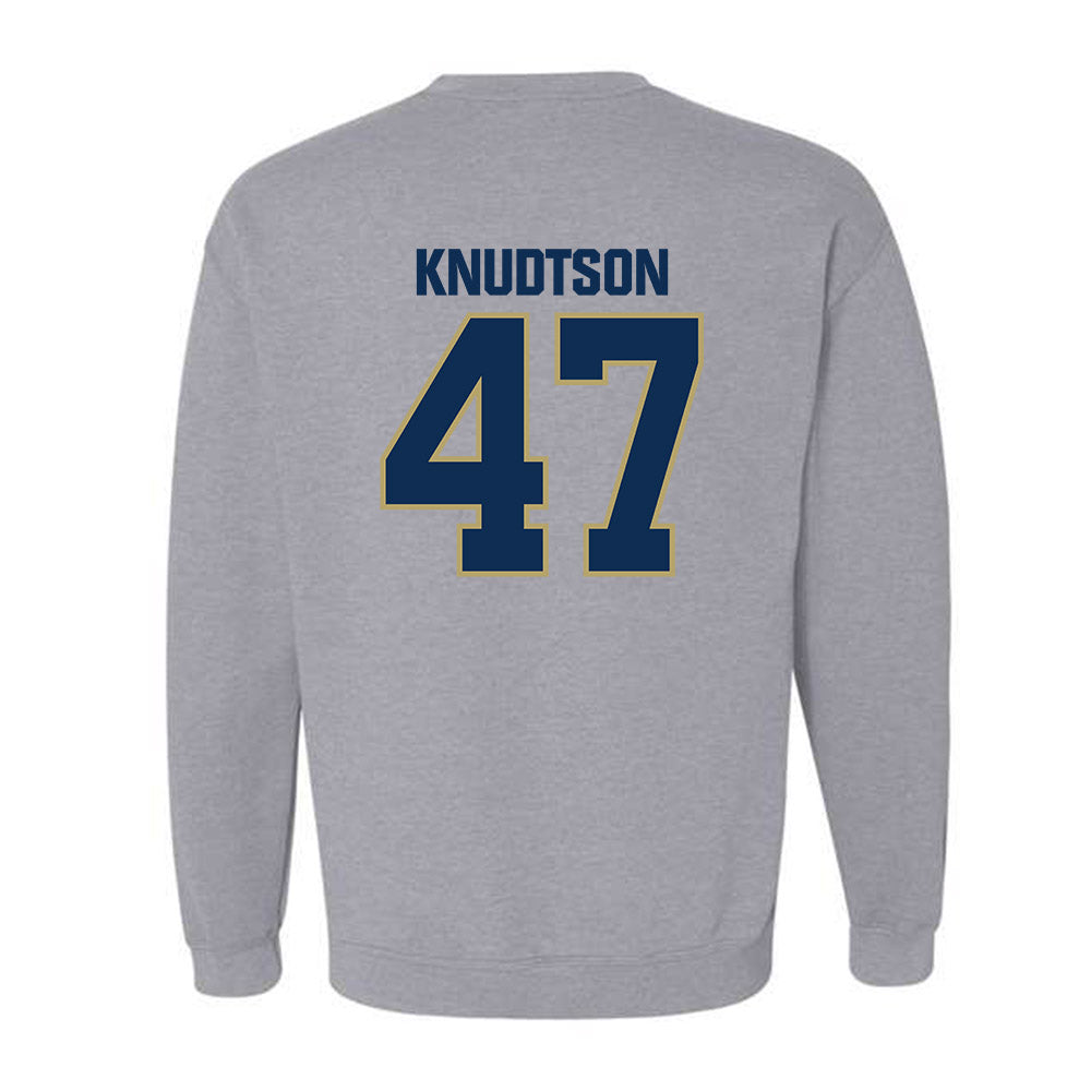 UC Davis - NCAA Football : Jack Knudtson - Classic Shersey Crewneck Sweatshirt-1
