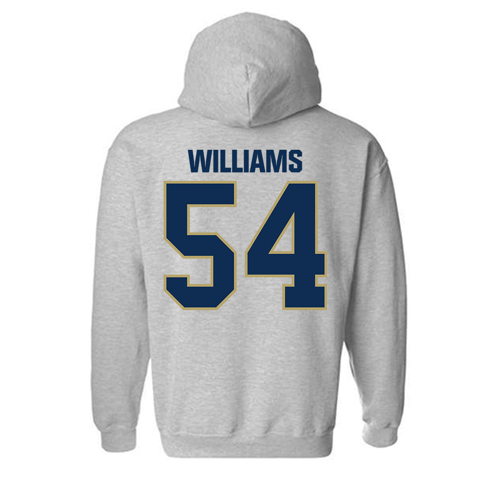 UC Davis - NCAA Football : Jake Williams - Classic Shersey Hooded Sweatshirt-1