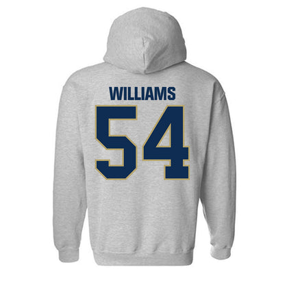 UC Davis - NCAA Football : Jake Williams - Classic Shersey Hooded Sweatshirt-1