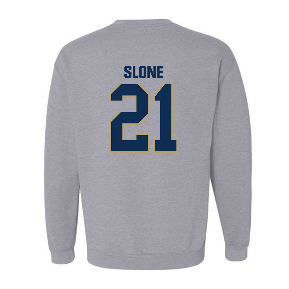UC Davis - NCAA Football : Teeg Slone - Classic Shersey Crewneck Sweatshirt-1