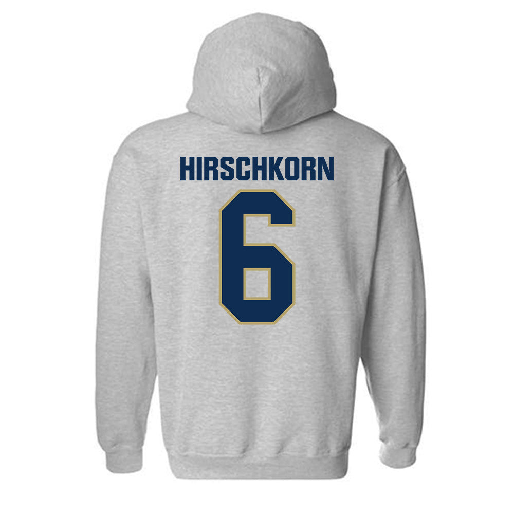 UC Davis - NCAA Baseball : Houston Hirschkorn - Classic Shersey Hooded Sweatshirt-1