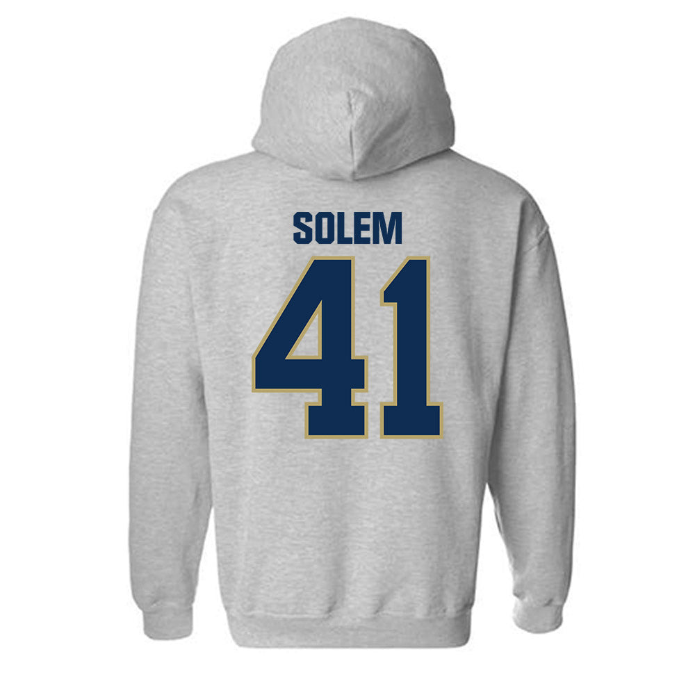 UC Davis - NCAA Baseball : Eli Solem - Classic Shersey Hooded Sweatshirt-1