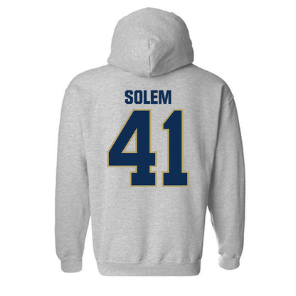UC Davis - NCAA Baseball : Eli Solem - Classic Shersey Hooded Sweatshirt-1