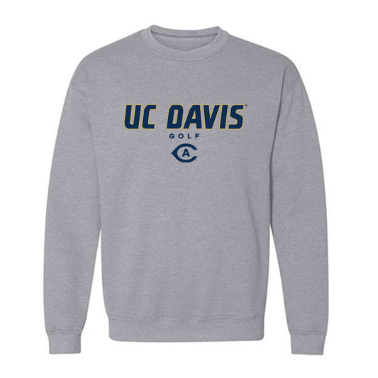 UC Davis - NCAA Men's Golf : Lequan Wang - Classic Shersey Crewneck Sweatshirt-0