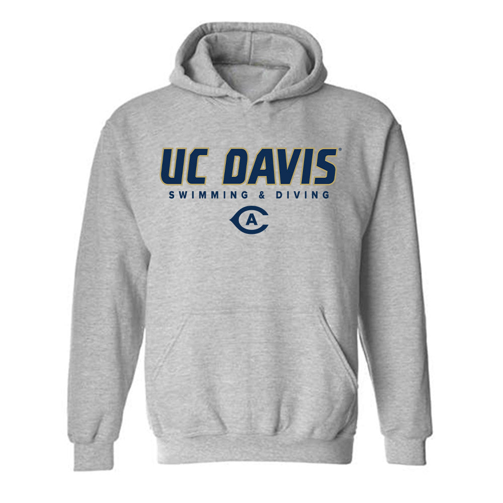 UC Davis - NCAA Women's Swimming & Diving : Katherine Lim - Classic Shersey Hooded Sweatshirt-0
