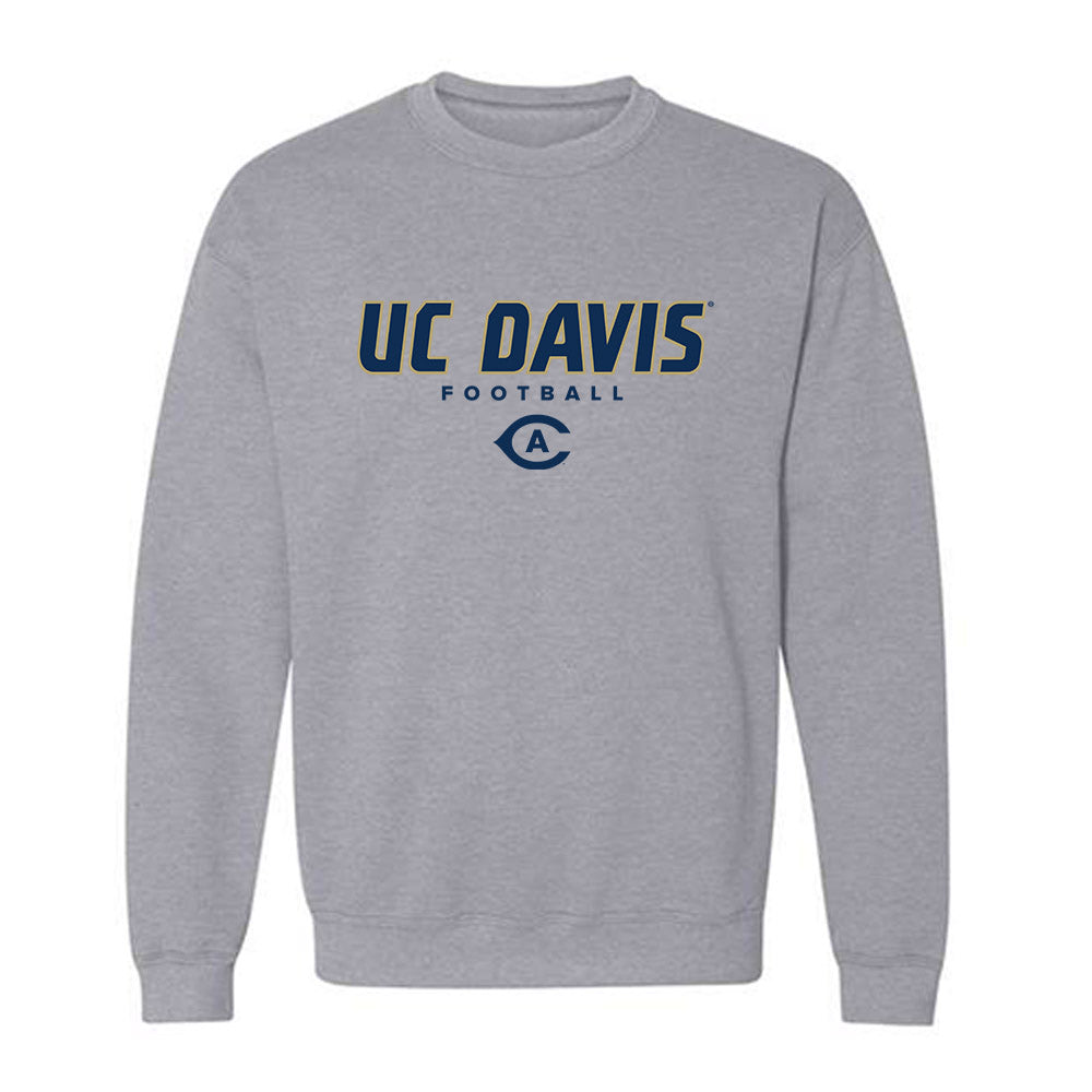 UC Davis - NCAA Football : Xander Grayson - Classic Shersey Crewneck Sweatshirt-0