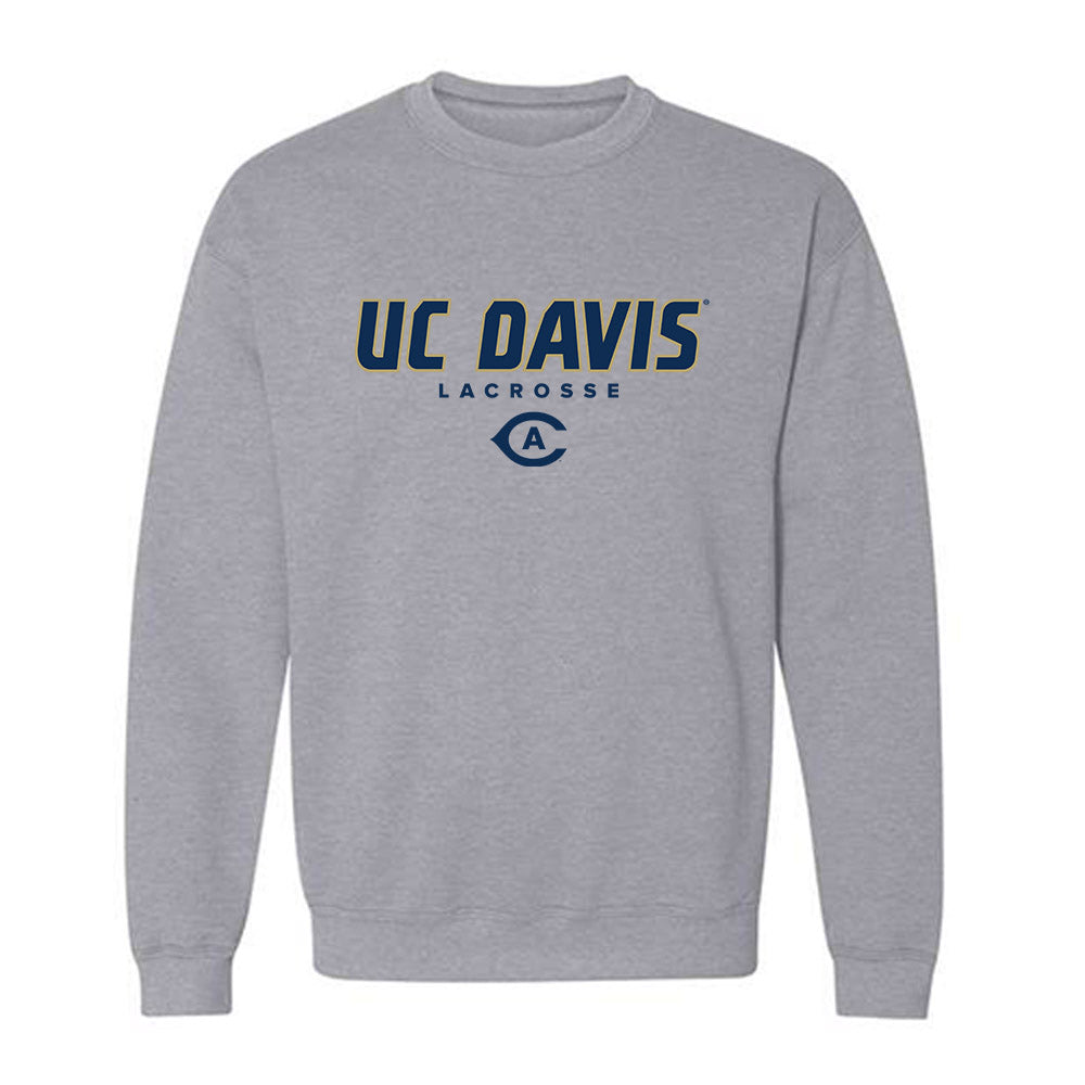 UC Davis - NCAA Women's Lacrosse : Jane Fox - Classic Shersey Crewneck Sweatshirt-0
