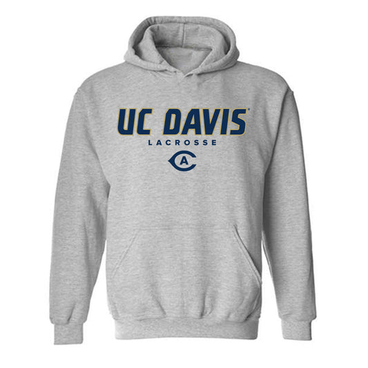UC Davis - NCAA Women's Lacrosse : Jane Fox - Classic Shersey Hooded Sweatshirt-0