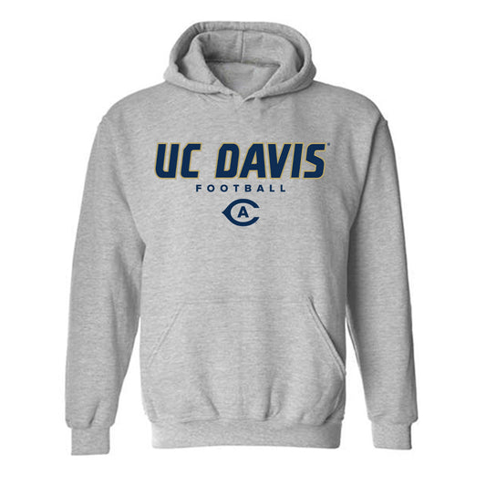 UC Davis - NCAA Football : Zaire Collier - Classic Shersey Hooded Sweatshirt-0