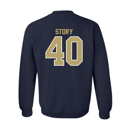 UC Davis - NCAA Baseball : Zach Story - Classic Fashion Shersey Crewneck Sweatshirt-1