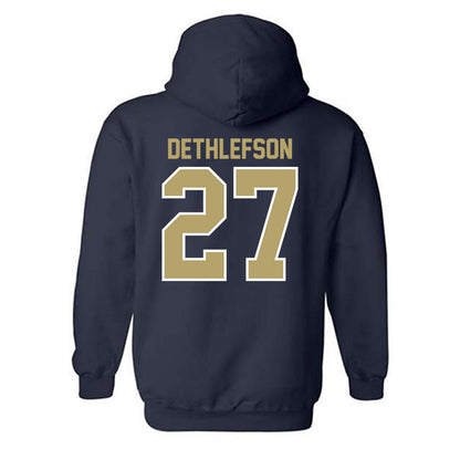 UC Davis - NCAA Softball : Alyssa Dethlefson Dethlefson - Classic Fashion Shersey Hooded Sweatshirt-1