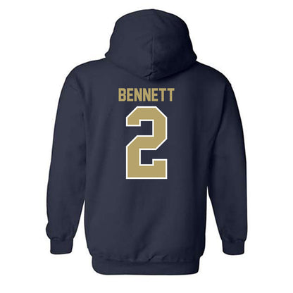 UC Davis - NCAA Women's Basketball : Ryann Bennett - Classic Fashion Shersey Hooded Sweatshirt-1