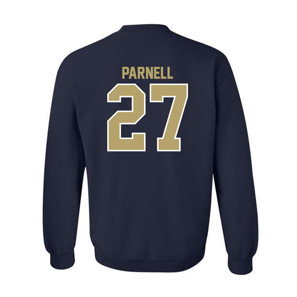 UC Davis - NCAA Football : Koen Parnell - Classic Fashion Shersey Crewneck Sweatshirt-1