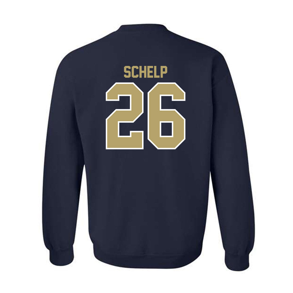 UC Davis - NCAA Baseball : Bryson Schelp - Classic Fashion Shersey Crewneck Sweatshirt-1