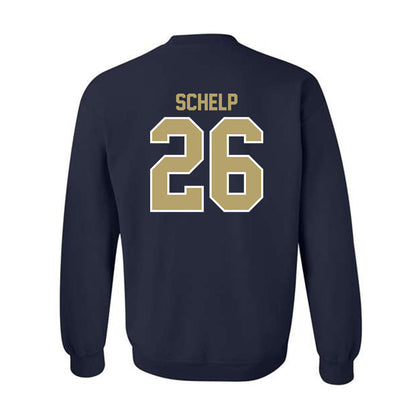 UC Davis - NCAA Baseball : Bryson Schelp - Classic Fashion Shersey Crewneck Sweatshirt-1