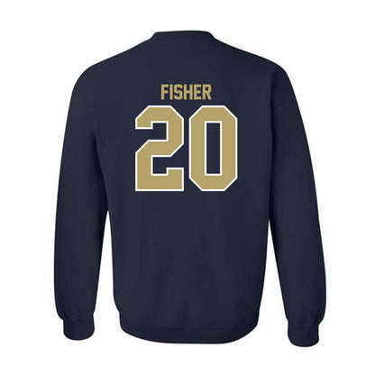 UC Davis - NCAA Football : Jordan Fisher - Classic Fashion Shersey Crewneck Sweatshirt-1