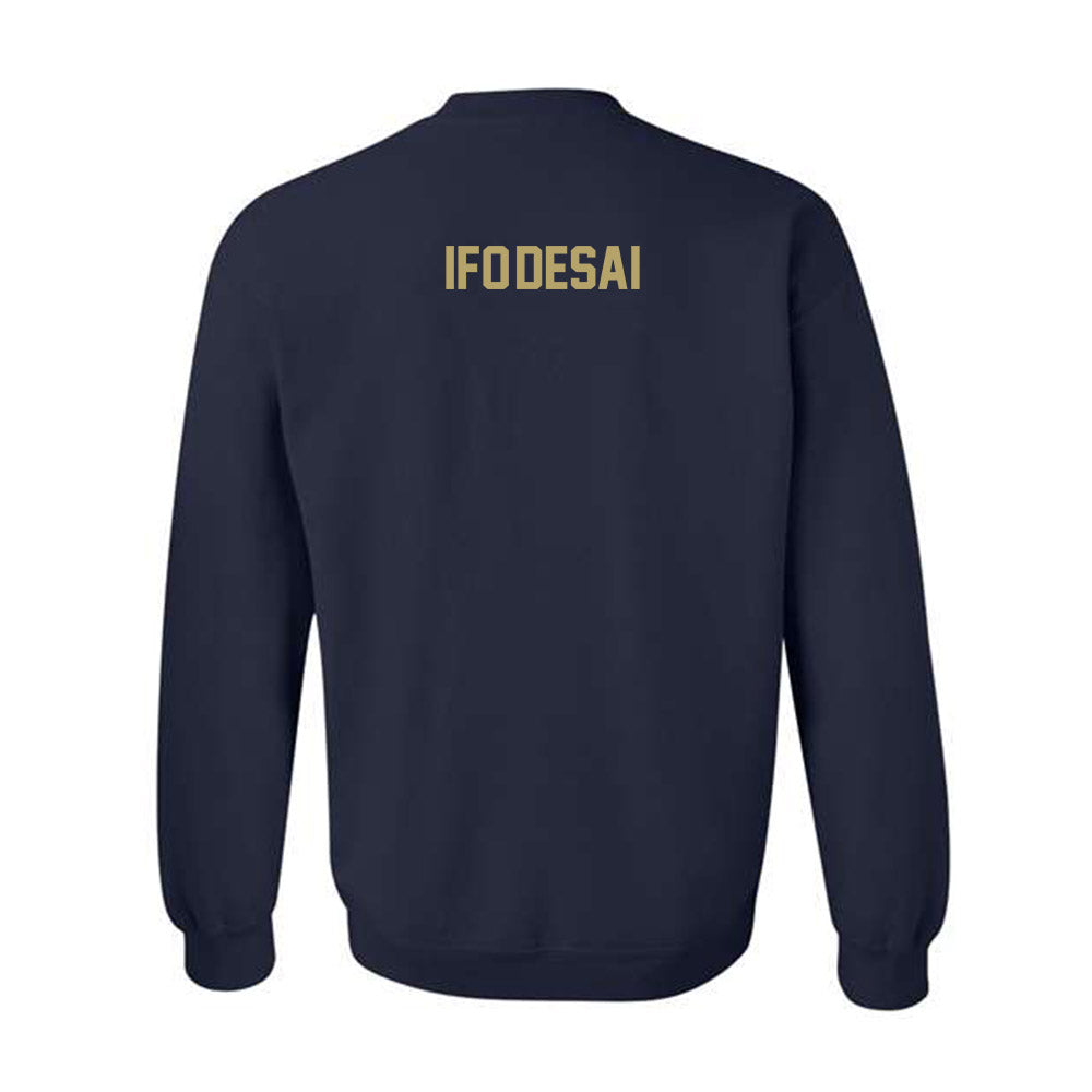 UC Davis - NCAA Women's Track & Field : Maya Ifo-desai - Classic Fashion Shersey Crewneck Sweatshirt-1