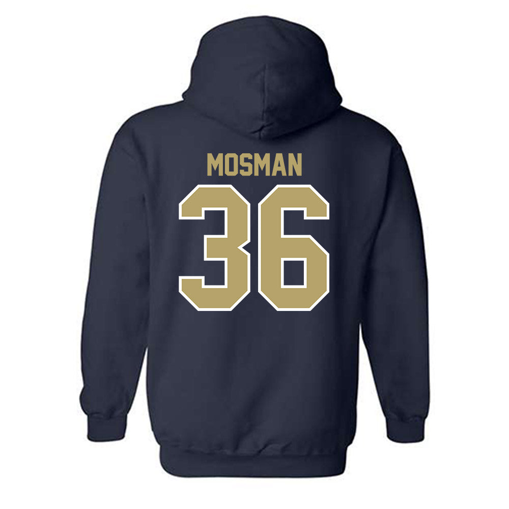 UC Davis - NCAA Baseball : Logan Mosman - Classic Fashion Shersey Hooded Sweatshirt-1