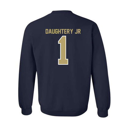 UC Davis - NCAA Men's Basketball : Carl Daughtery Jr - Classic Fashion Shersey Crewneck Sweatshirt-1