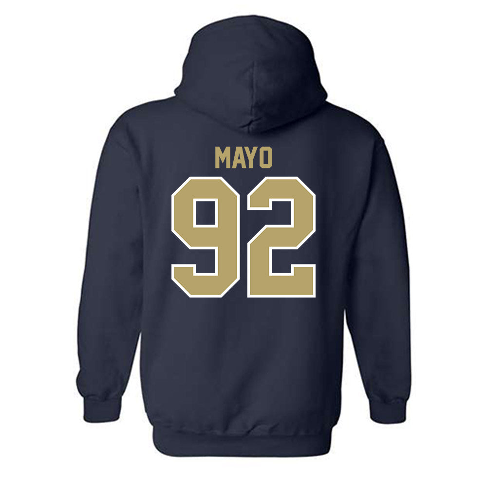 UC Davis - NCAA Football : Rayne Mayo - Classic Fashion Shersey Hooded Sweatshirt-1