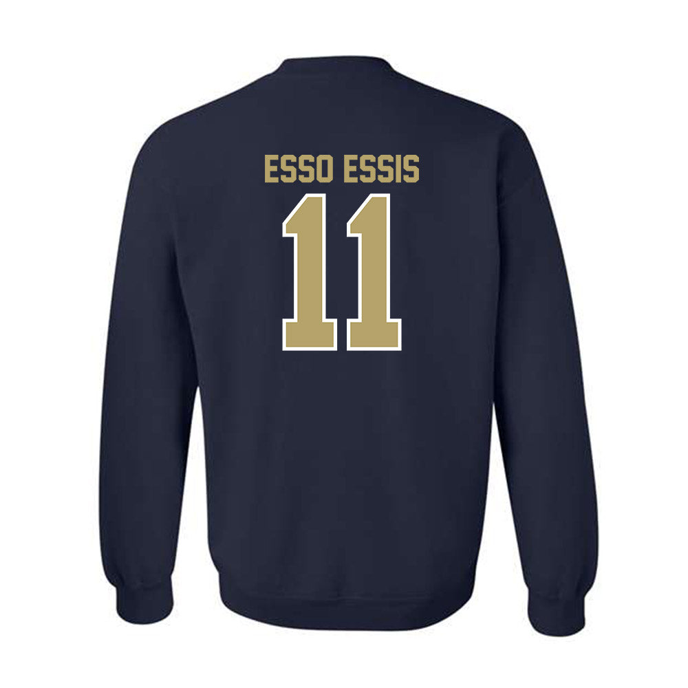 UC Davis - NCAA Men's Basketball : Ylan Esso Essis - Classic Fashion Shersey Crewneck Sweatshirt-1