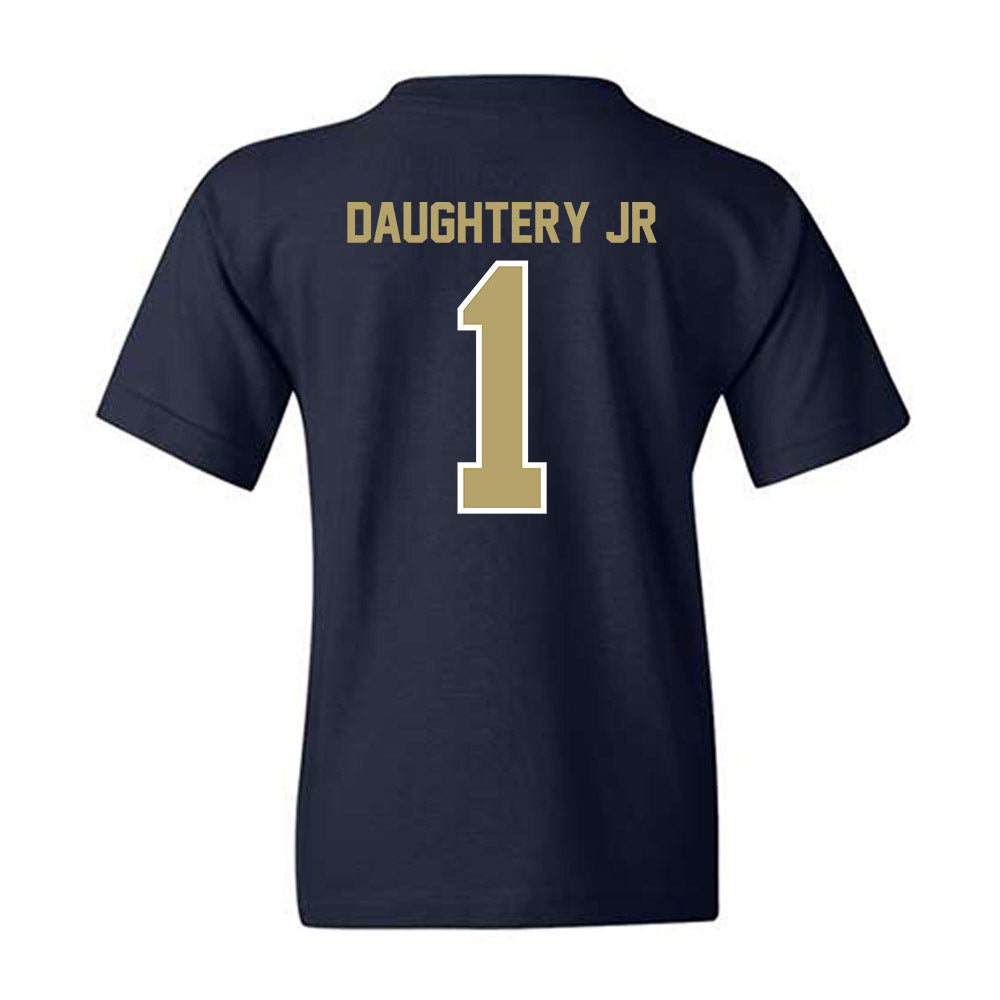 UC Davis - NCAA Men's Basketball : Carl Daughtery Jr - Classic Fashion Shersey Youth T-Shirt-1
