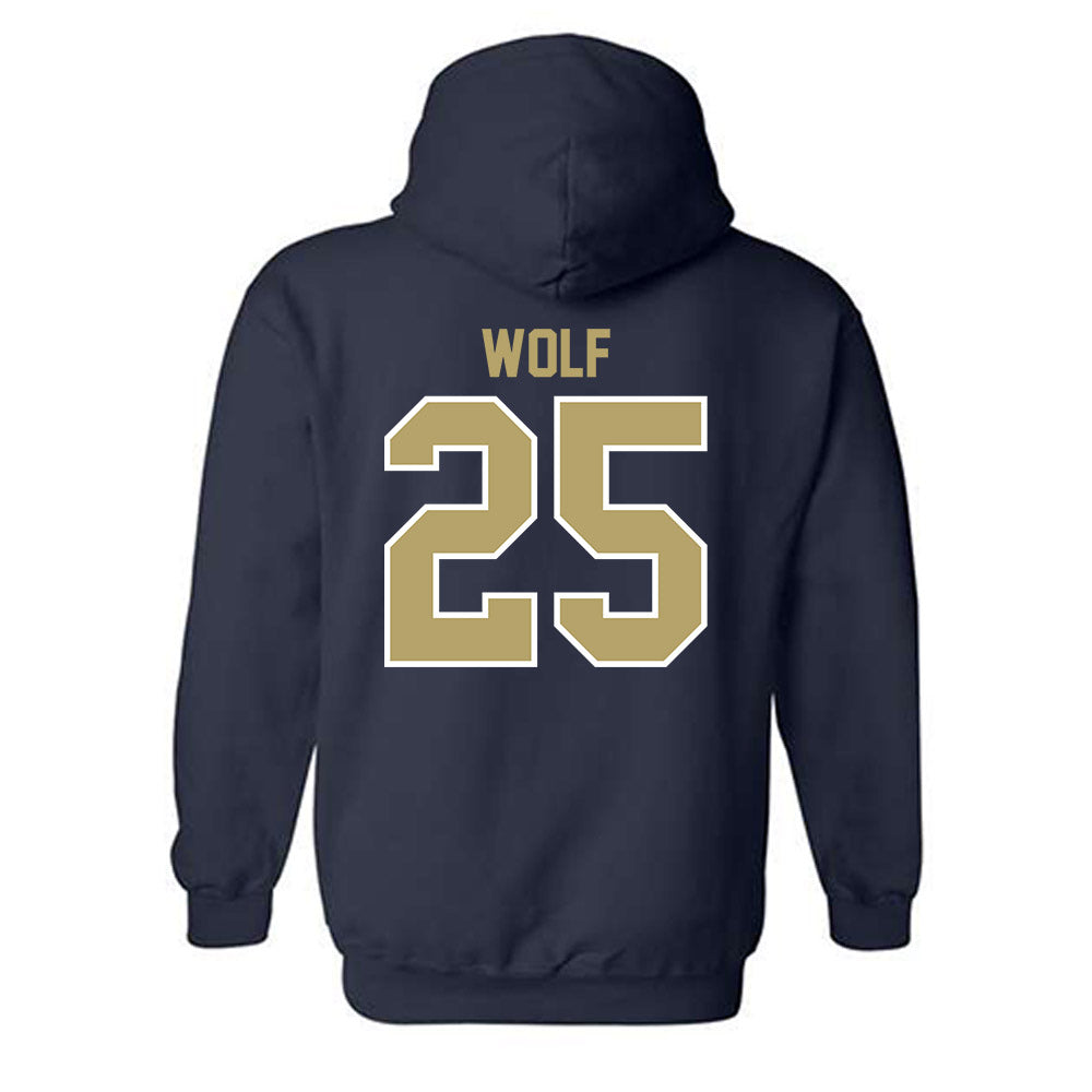 UC Davis - NCAA Men's Water Polo : Cassius Wolf - Classic Fashion Shersey Hooded Sweatshirt-1