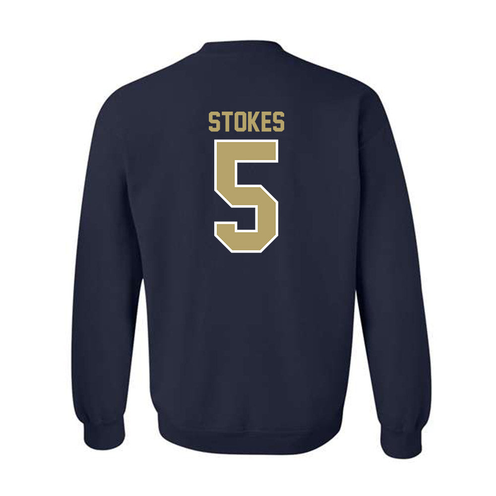 UC Davis - NCAA Men's Basketball : Jalen Stokes - Classic Fashion Shersey Crewneck Sweatshirt-1