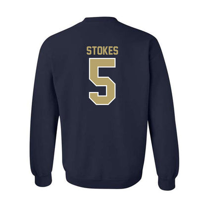 UC Davis - NCAA Men's Basketball : Jalen Stokes - Classic Fashion Shersey Crewneck Sweatshirt-1
