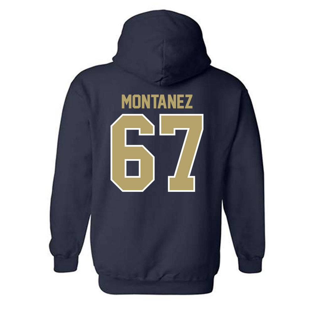 UC Davis - NCAA Football : Jayden Montanez - Classic Fashion Shersey Hooded Sweatshirt-1