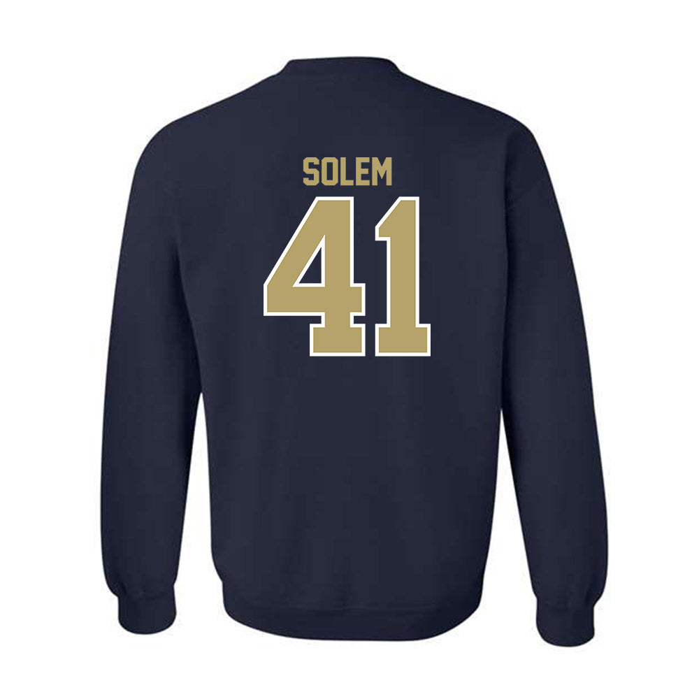 UC Davis - NCAA Baseball : Eli Solem - Classic Fashion Shersey Crewneck Sweatshirt-1