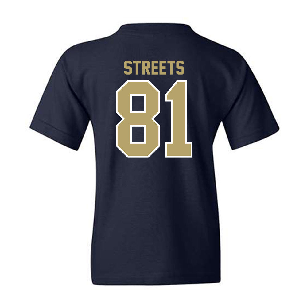 UC Davis - NCAA Football : LaDanian Streets - Classic Fashion Shersey Youth T-Shirt-1