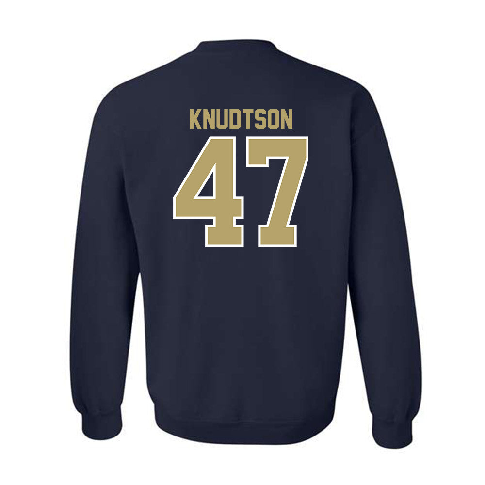 UC Davis - NCAA Football : Jack Knudtson - Classic Fashion Shersey Crewneck Sweatshirt-1